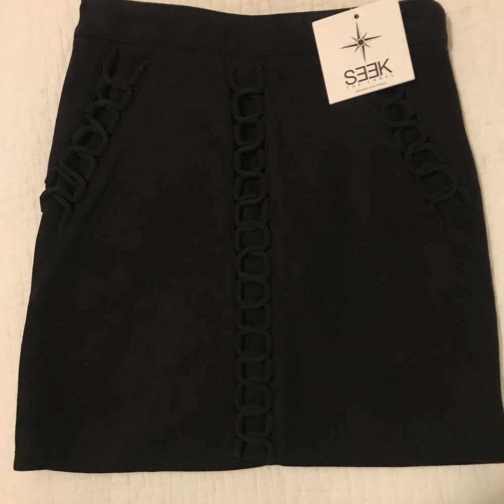 Suede Mini Skirt